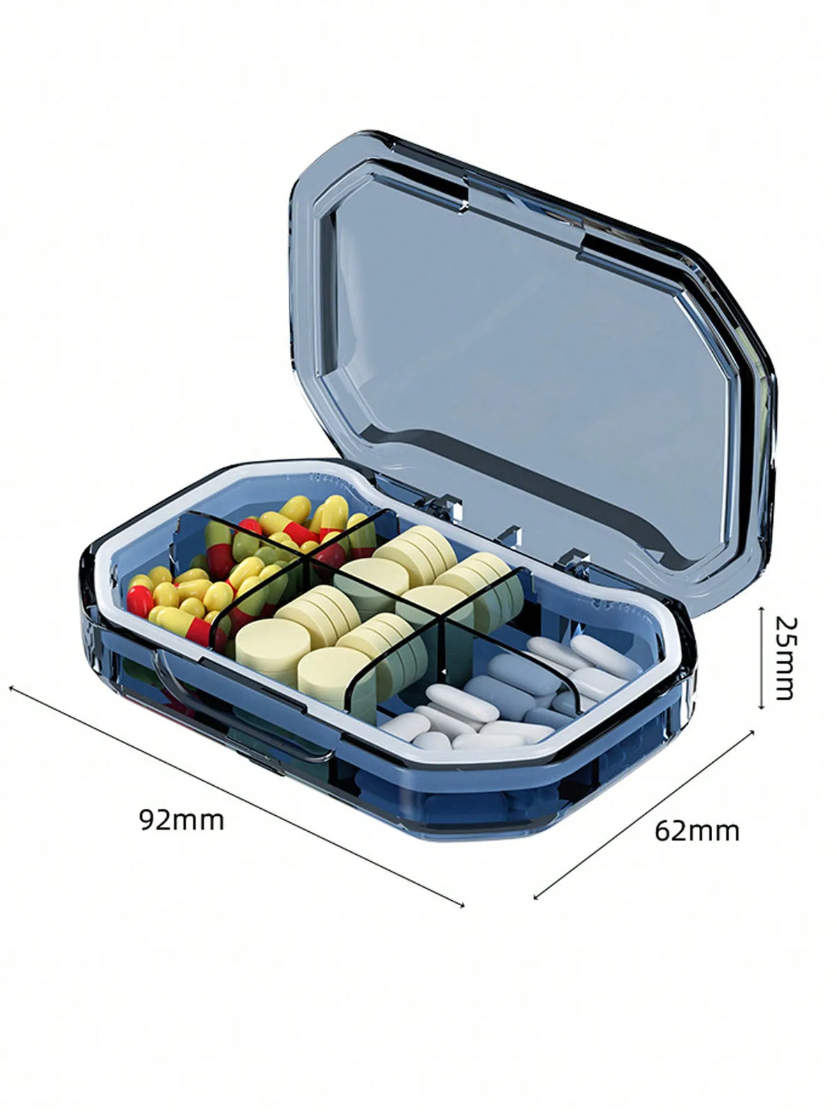 Portable Moisture-Proof Daily Pill Storage Organizer