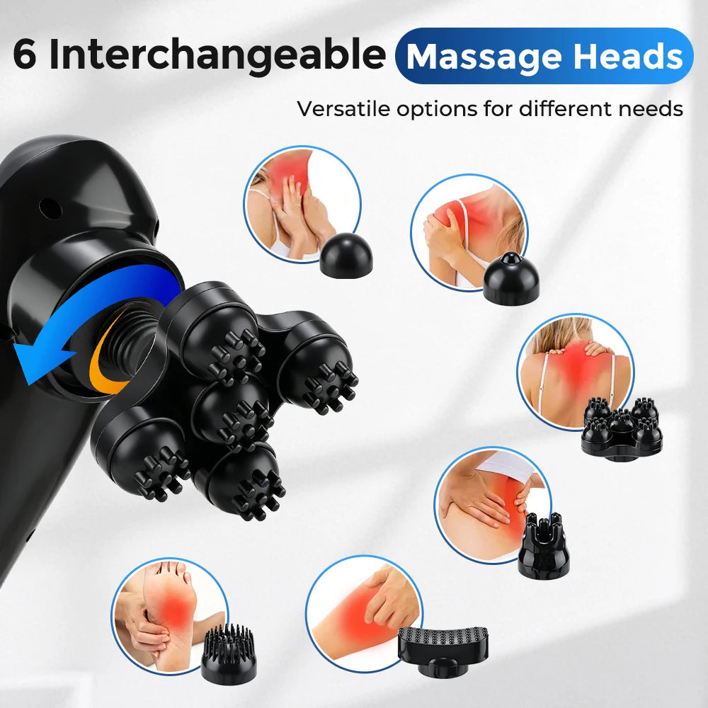 Electric Handheld Percussion Massager for Full Body Muscle Relief - 9