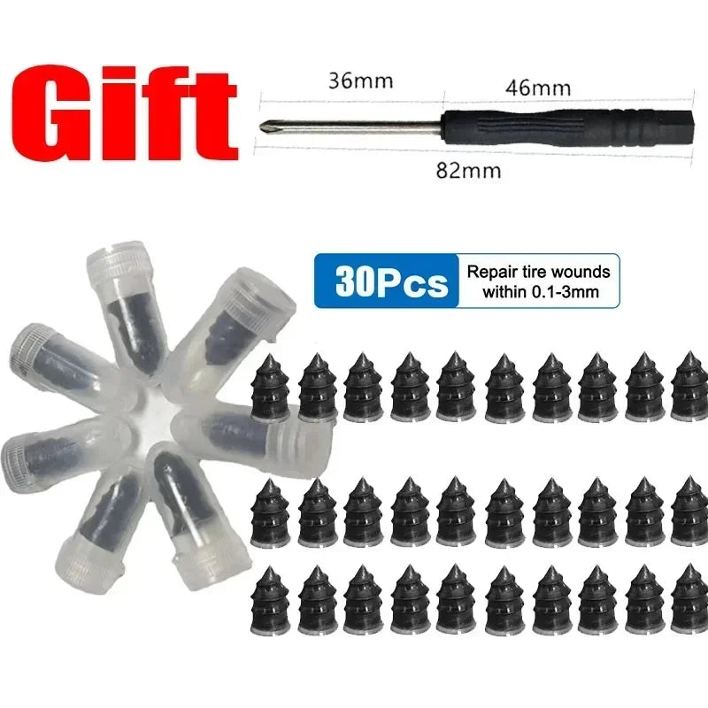 Emergency Rubber Tire Puncture Repair Nails - 21