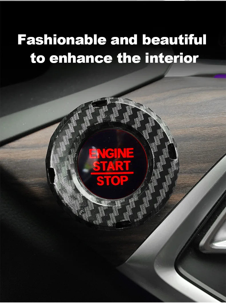 Universal Push Start Engine Button Protection Cover