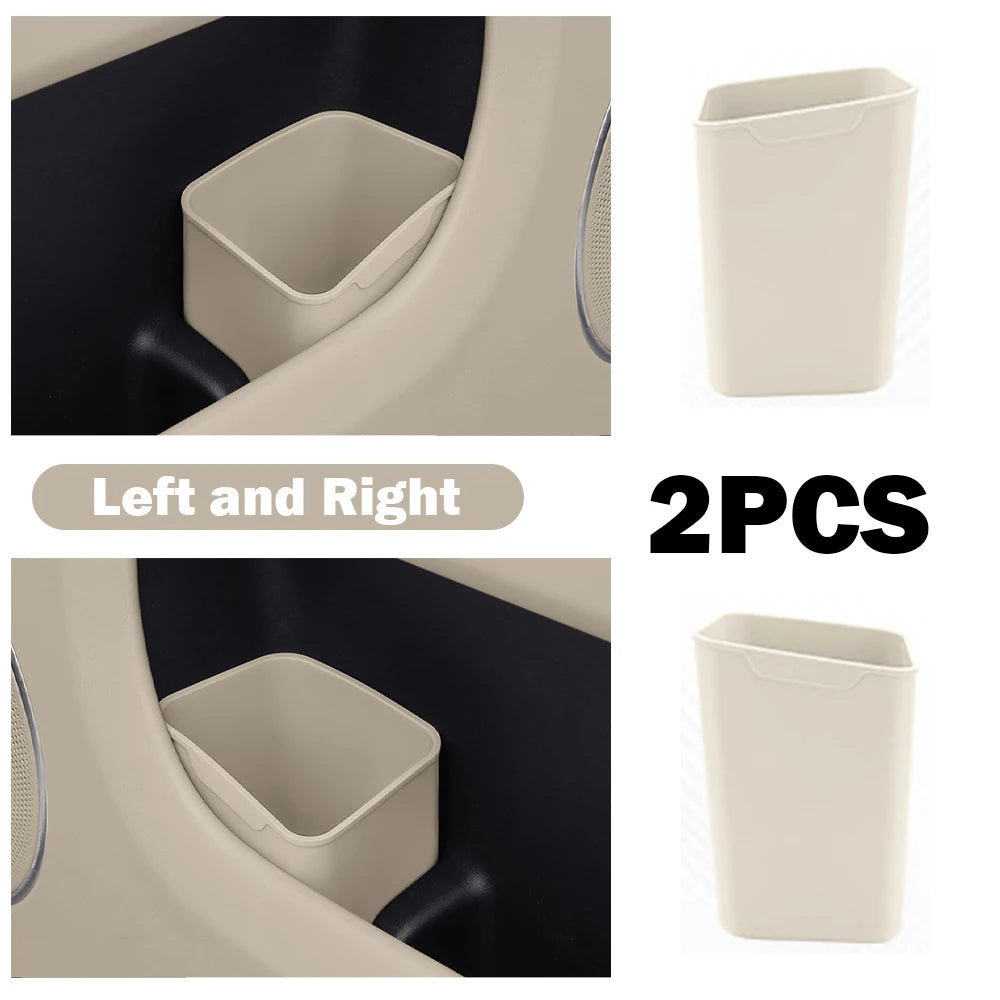 Universal Car Door Storage Bin and Trash Can