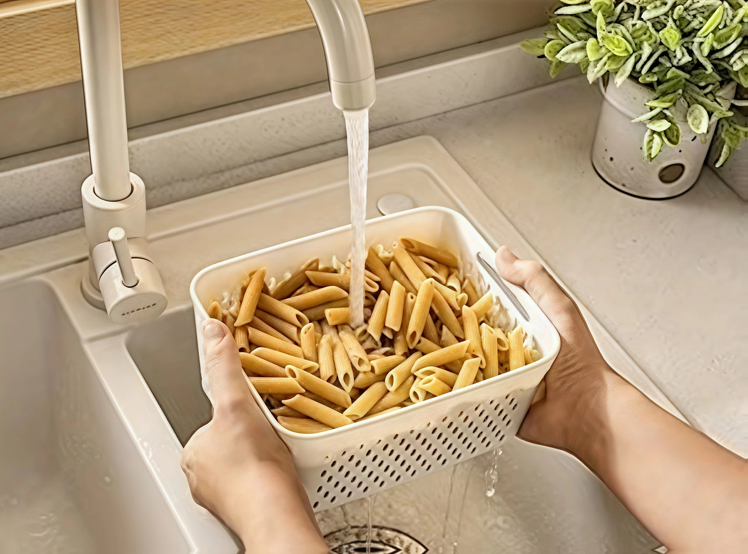 9-Piece Fruit and Vegetable Storage Container Set with Strainers - 10