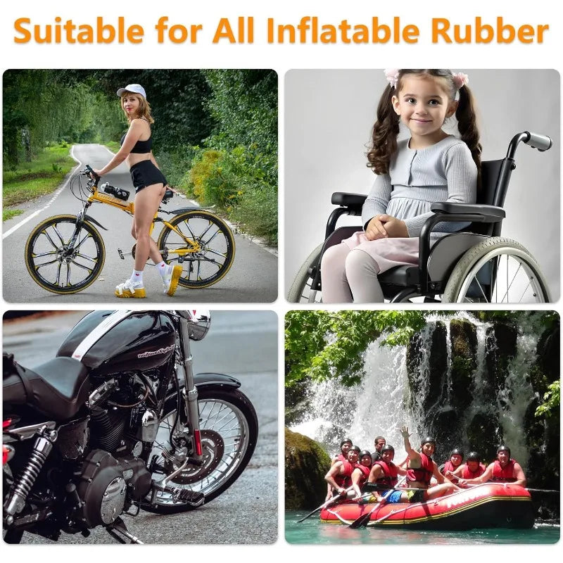 Portable Bike Tire Repair Kit for Road and Mountain Bikes