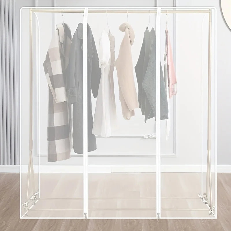 Transparent Hanging Garment Rack Dust Cover