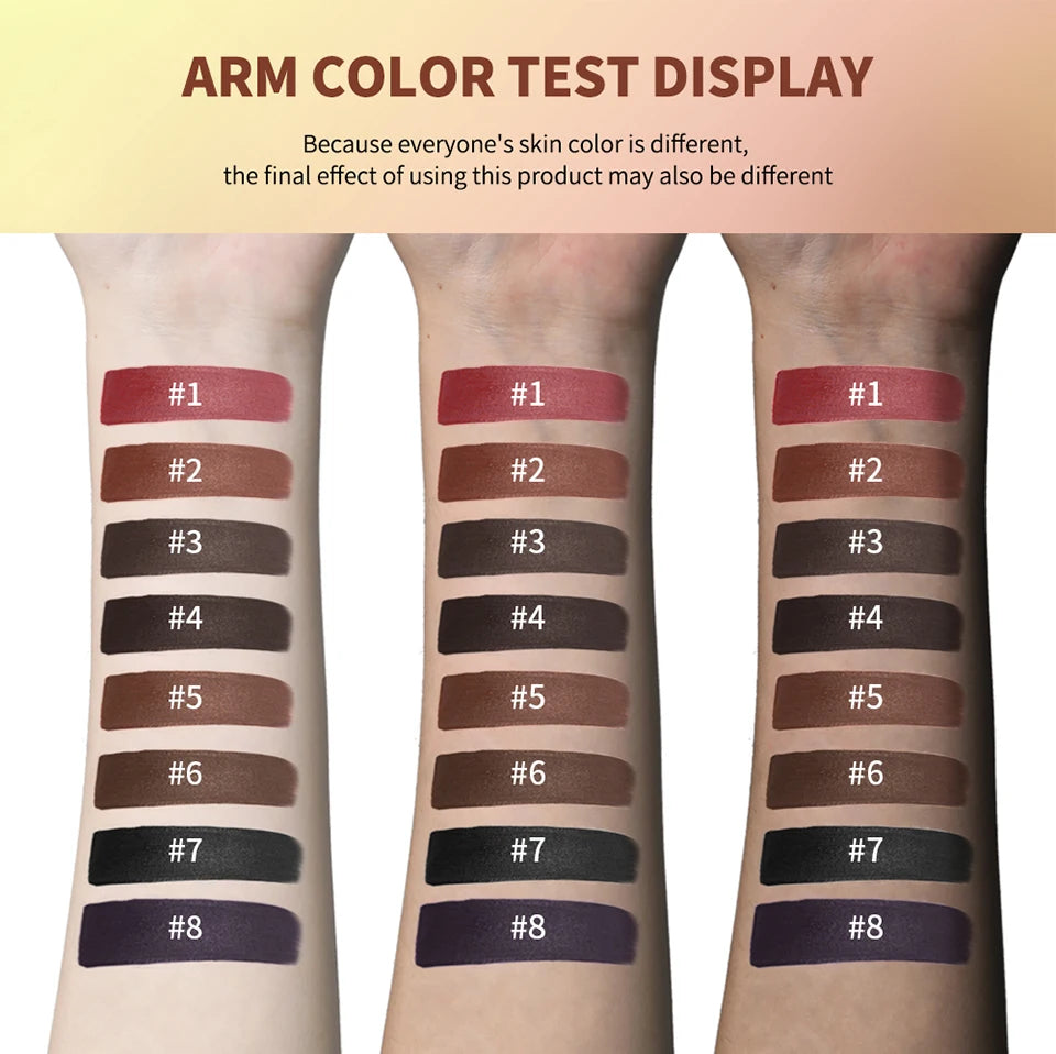 8-Color Cream Highlighter and Contour Palette - 8