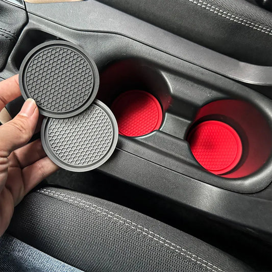 Non-Slip Car Cup Holder Coaster Inserts