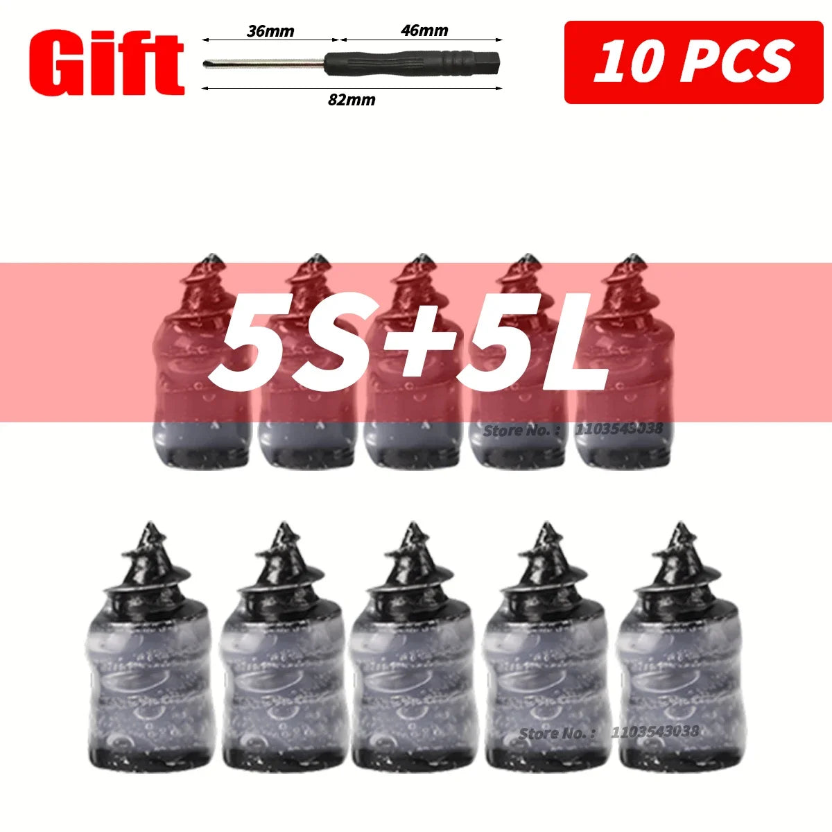 Universal Tubeless Tire Puncture Repair Nails