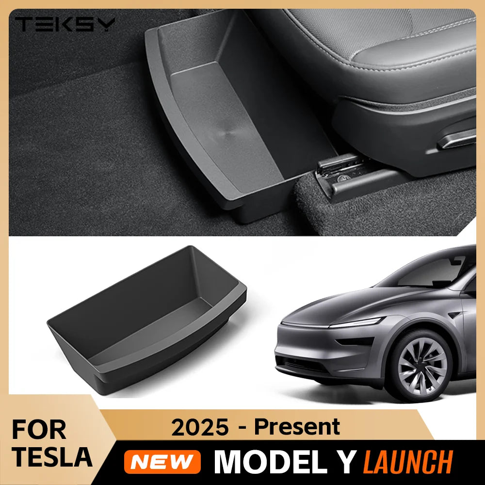 Under-Seat Storage Drawer for 2025 Model Y - 1
