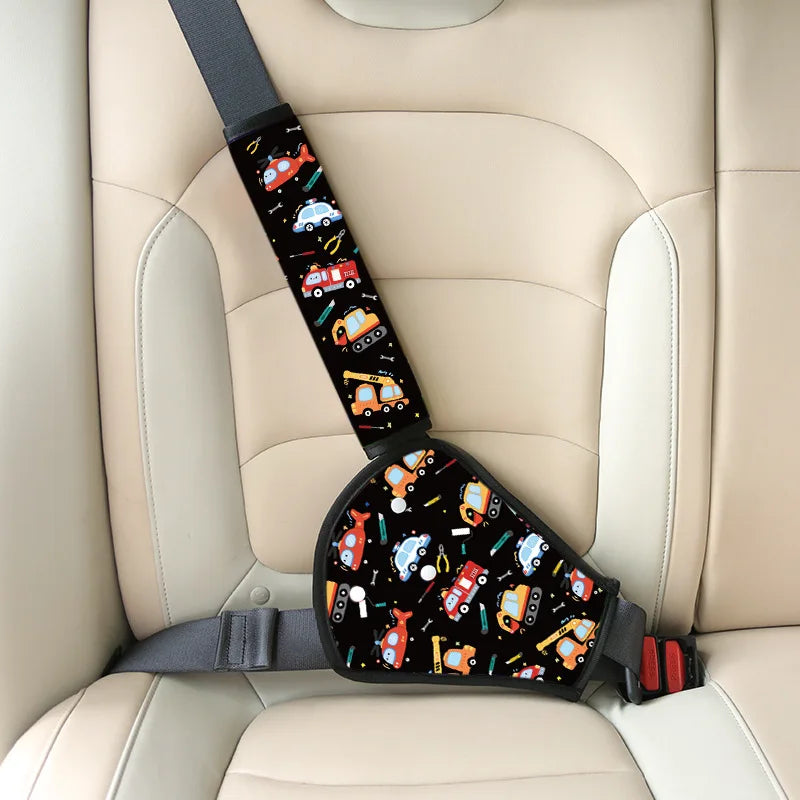 Adjustable Car Seat Belt Comfort Pad for Kids - 12