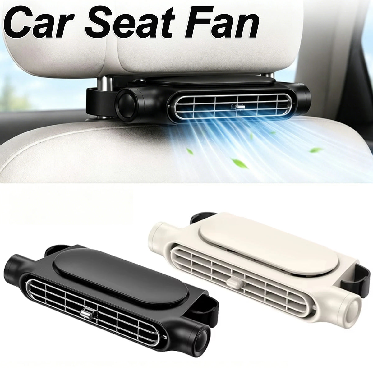 Portable Car Headrest Cooling Fan