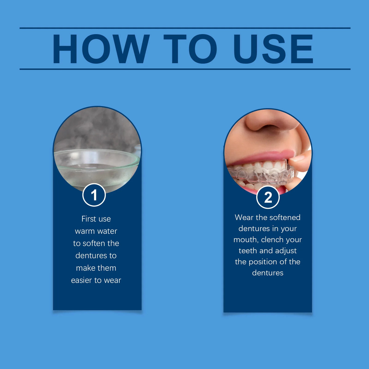 Adjustable Snap-On Smile Veneers for Missing or Broken Teeth