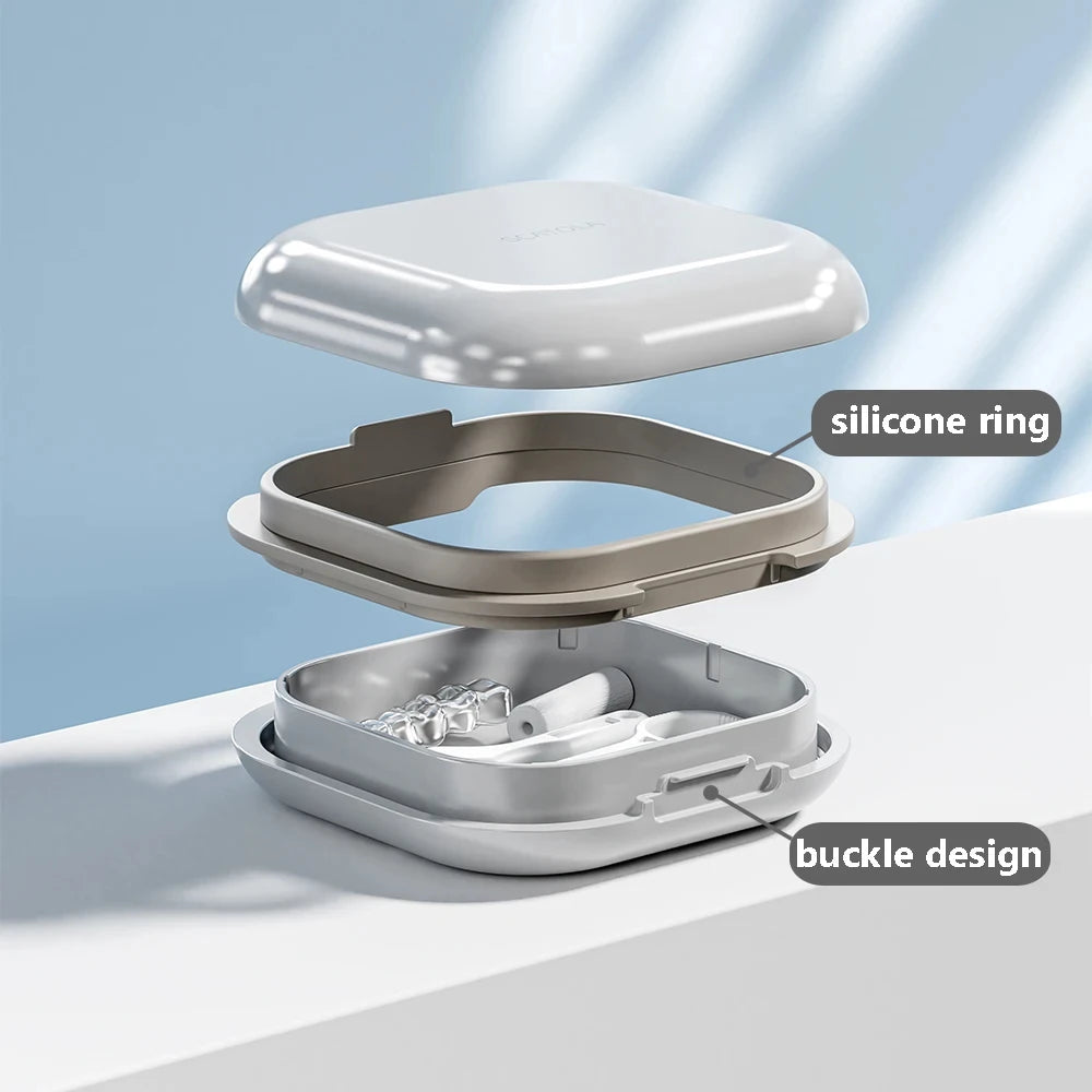 Portable Orthodontic Aligner and Denture Storage Case - 1