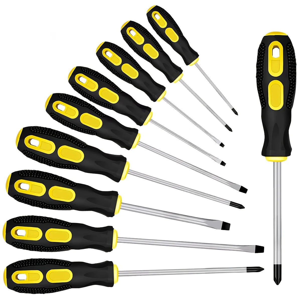 Professional Magnetic Screwdriver Set with Cushion Grip - 1