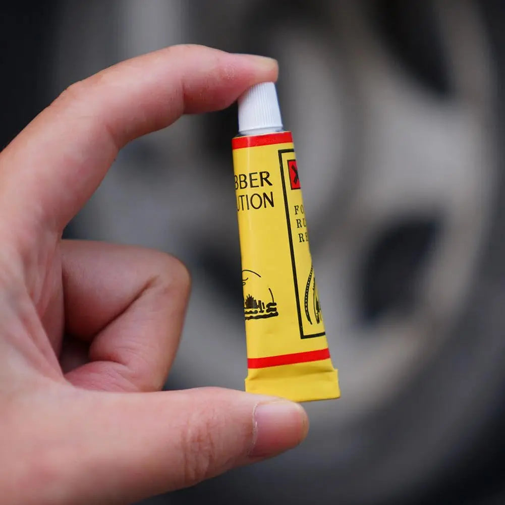 Bicycle and Motorcycle Tire Puncture Repair Adhesive Glue