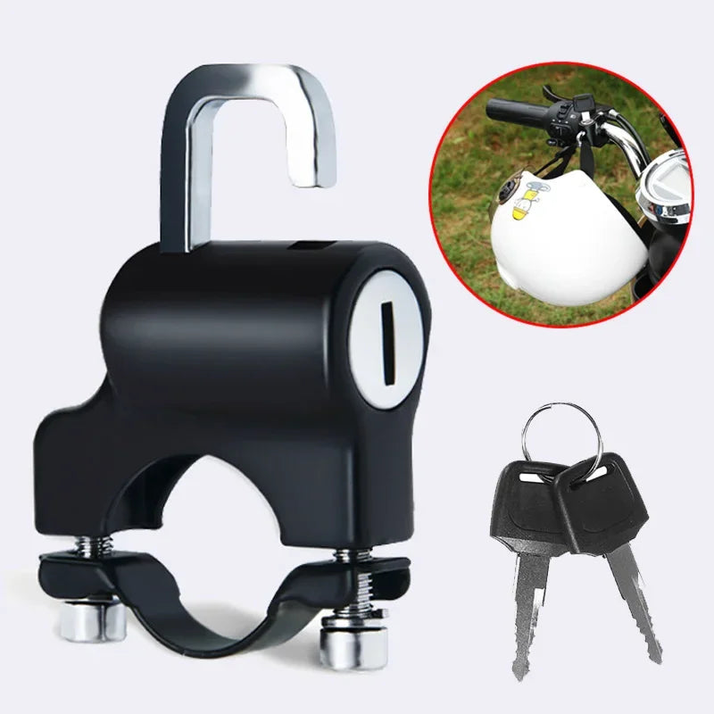 Anti-Theft Security Lock for Motorcycle and Bicycle Helmets