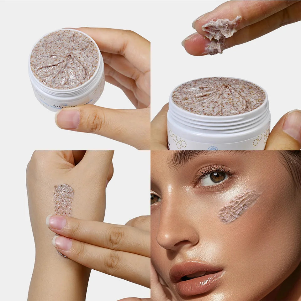 Honey Walnut Exfoliating Facial Scrub and Moisturizing Mask