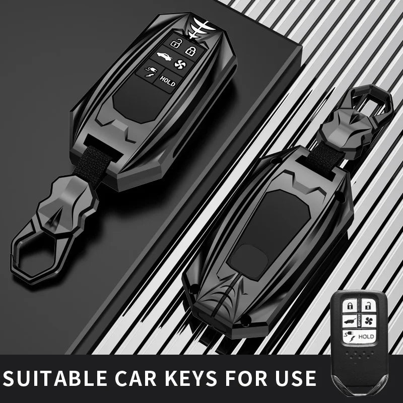 Protective Galvanized Alloy Car Key Case Cover for Honda
