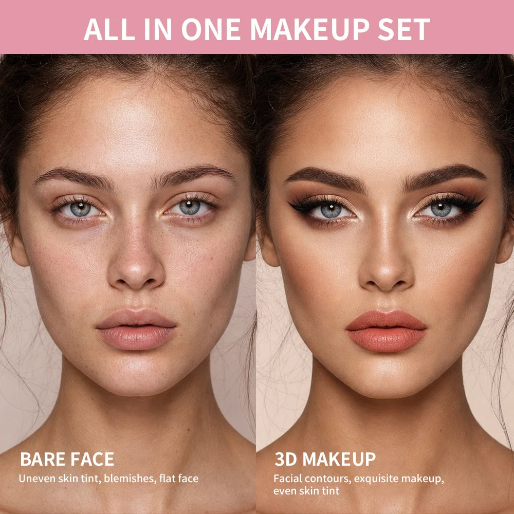 All-in-One Full Face Professional Makeup Cosmetic Kit