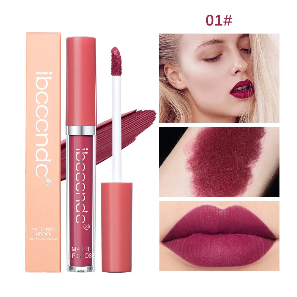 Waterproof Matte Liquid Lipstick Long-Lasting Lip Gloss - 5