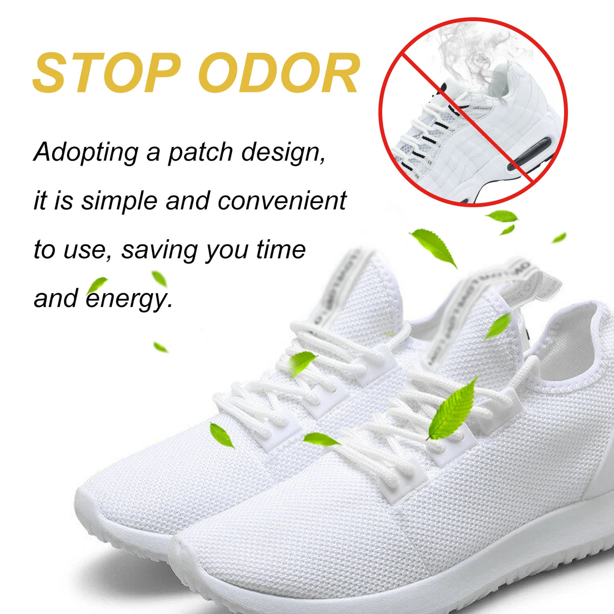 Refreshing Shoe Deodorizer Patches for Odor and Moisture Control