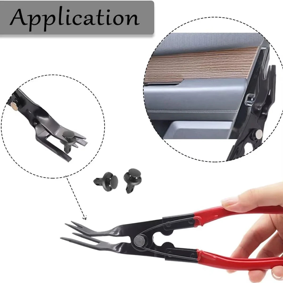 Auto Trim and Upholstery Clip Removal Pliers Set - 4