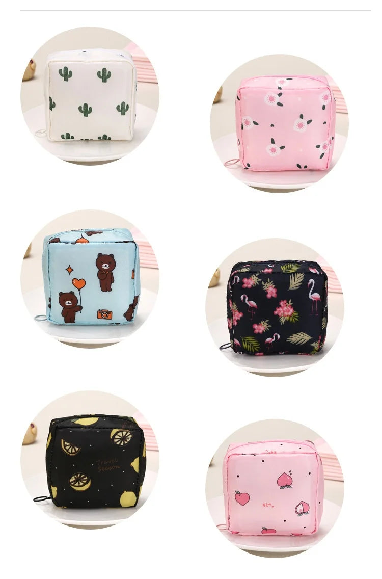 Portable Multi-Functional Sanitary Napkin and Travel Storage Pouch