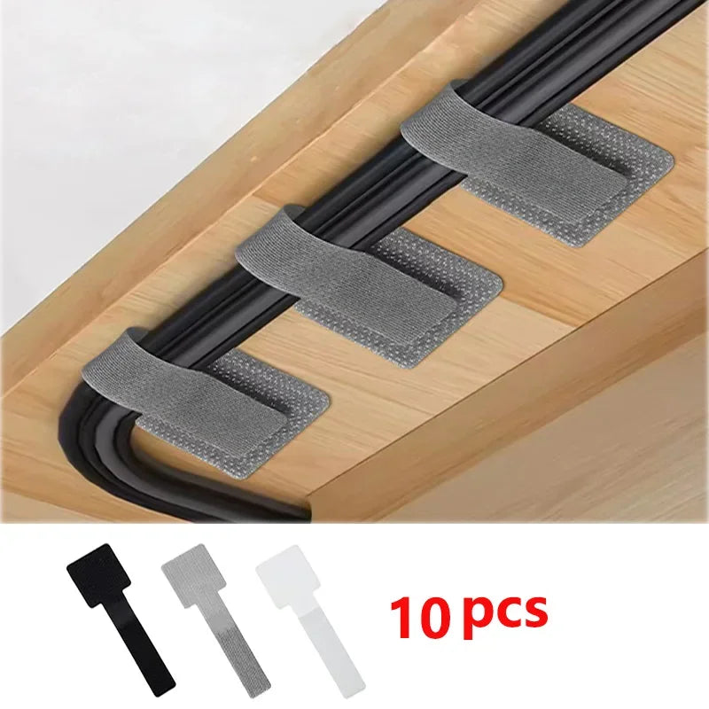 Self-Adhesive Adjustable Cable Management Straps - 2
