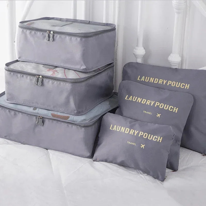 6-Piece Luggage Packing Organizer Set for Travel - 2