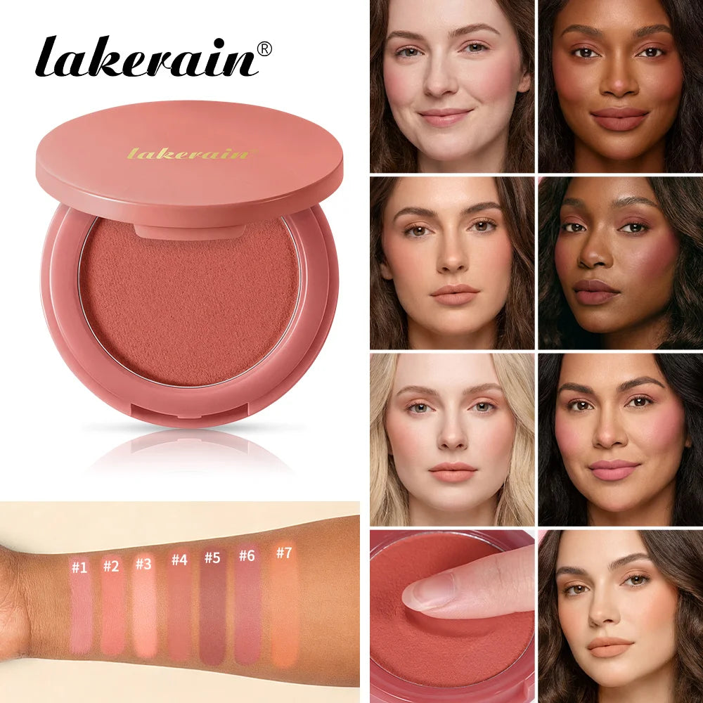 Matte Cream-to-Powder Bouncy Blush for Natural Flush - 1