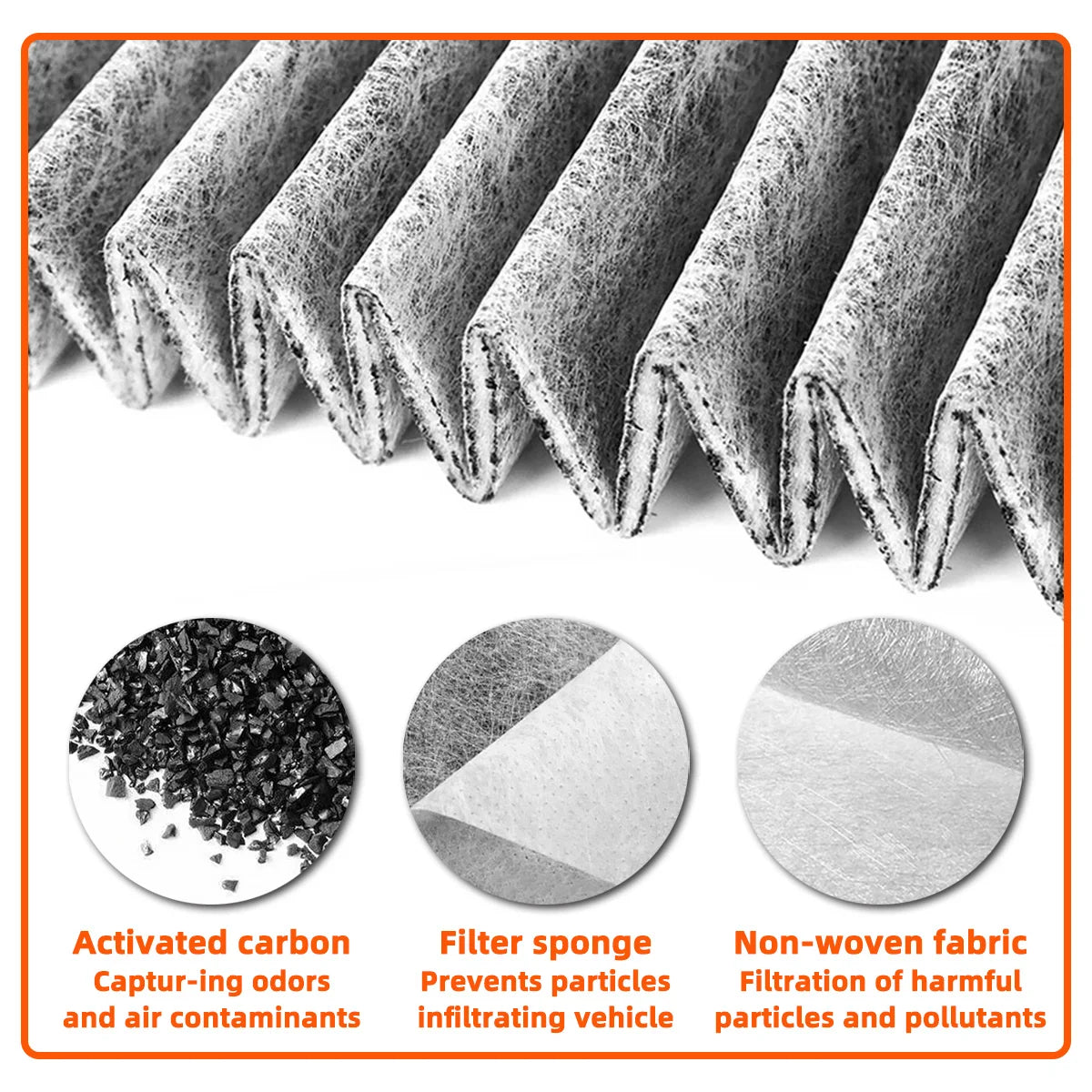 Replacement Cabin Air Filter for Honda Vehicles - 5