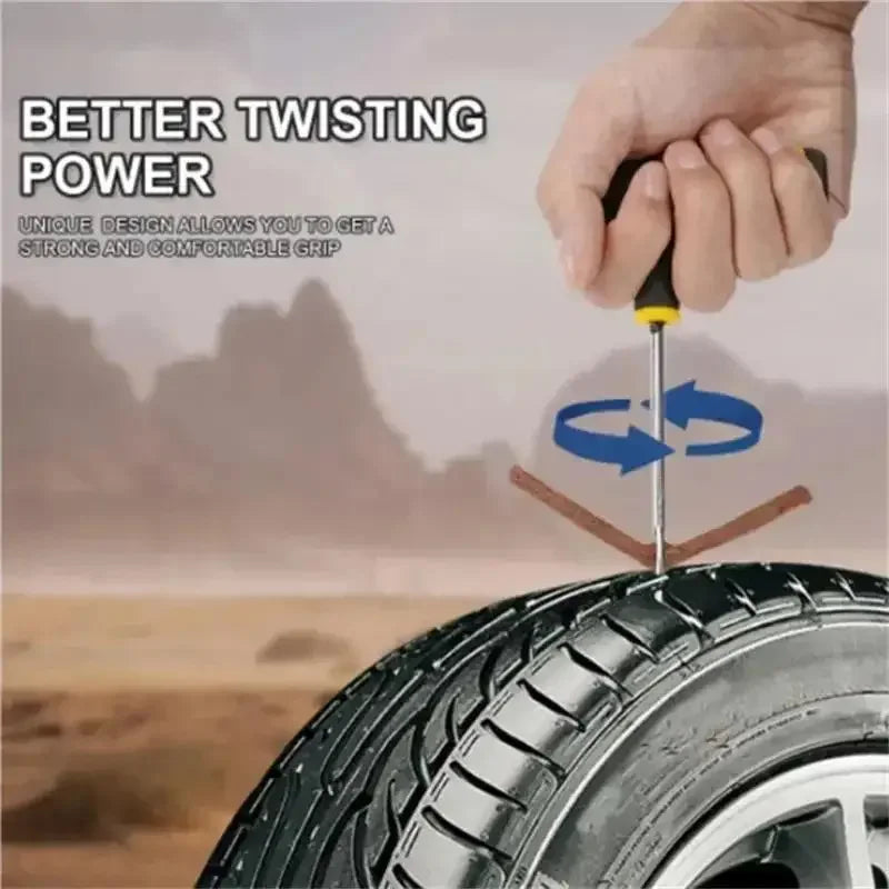 Emergency Car and Motorcycle Tubeless Tire Repair Kit