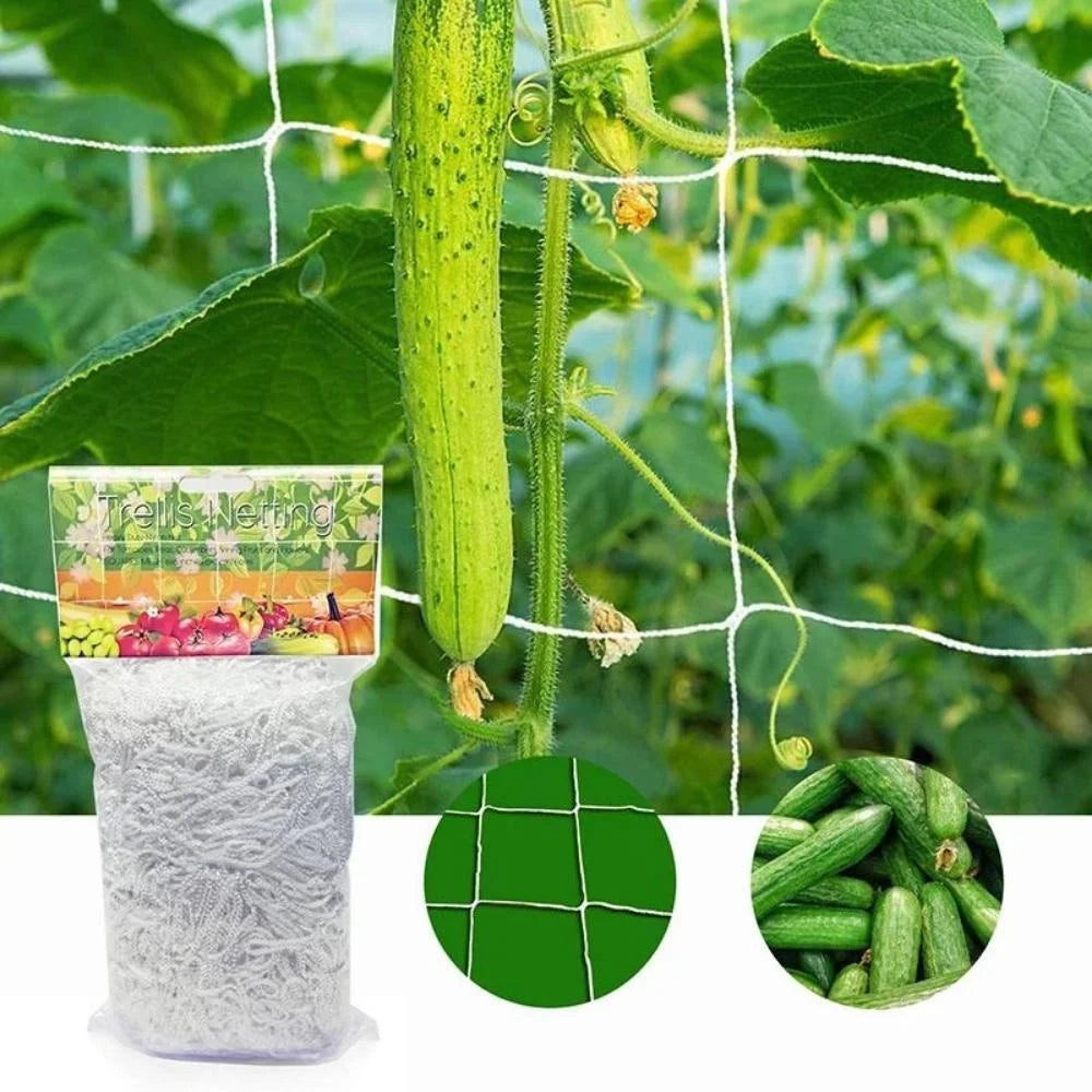 Heavy-Duty Polyester Garden Trellis Netting for Climbing Plants