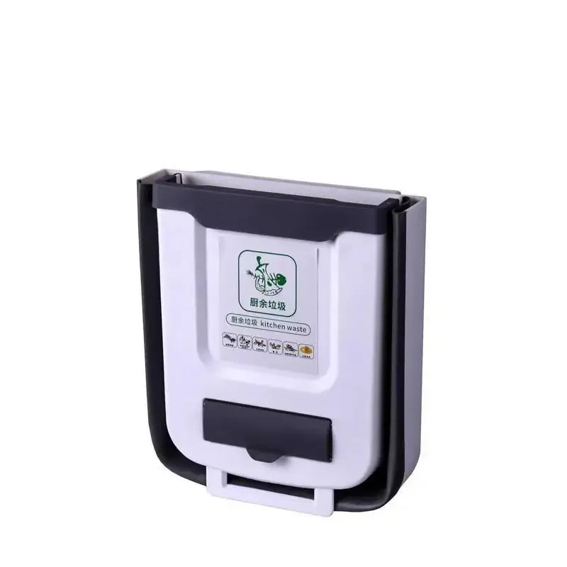 Foldable Hanging Trash Can for Kitchen and RV