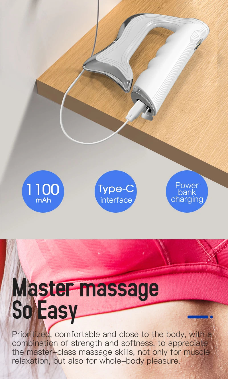 Electric Fascia Muscle Massage Tool for Deep Tissue Relief - 15