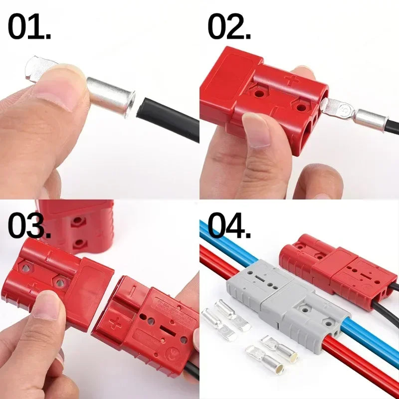 Heavy Duty Battery Charging Quick Connector Plug - 2