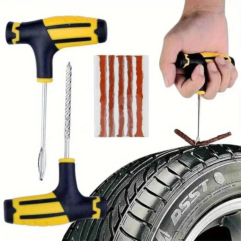Emergency Car and Motorcycle Tubeless Tire Repair Kit