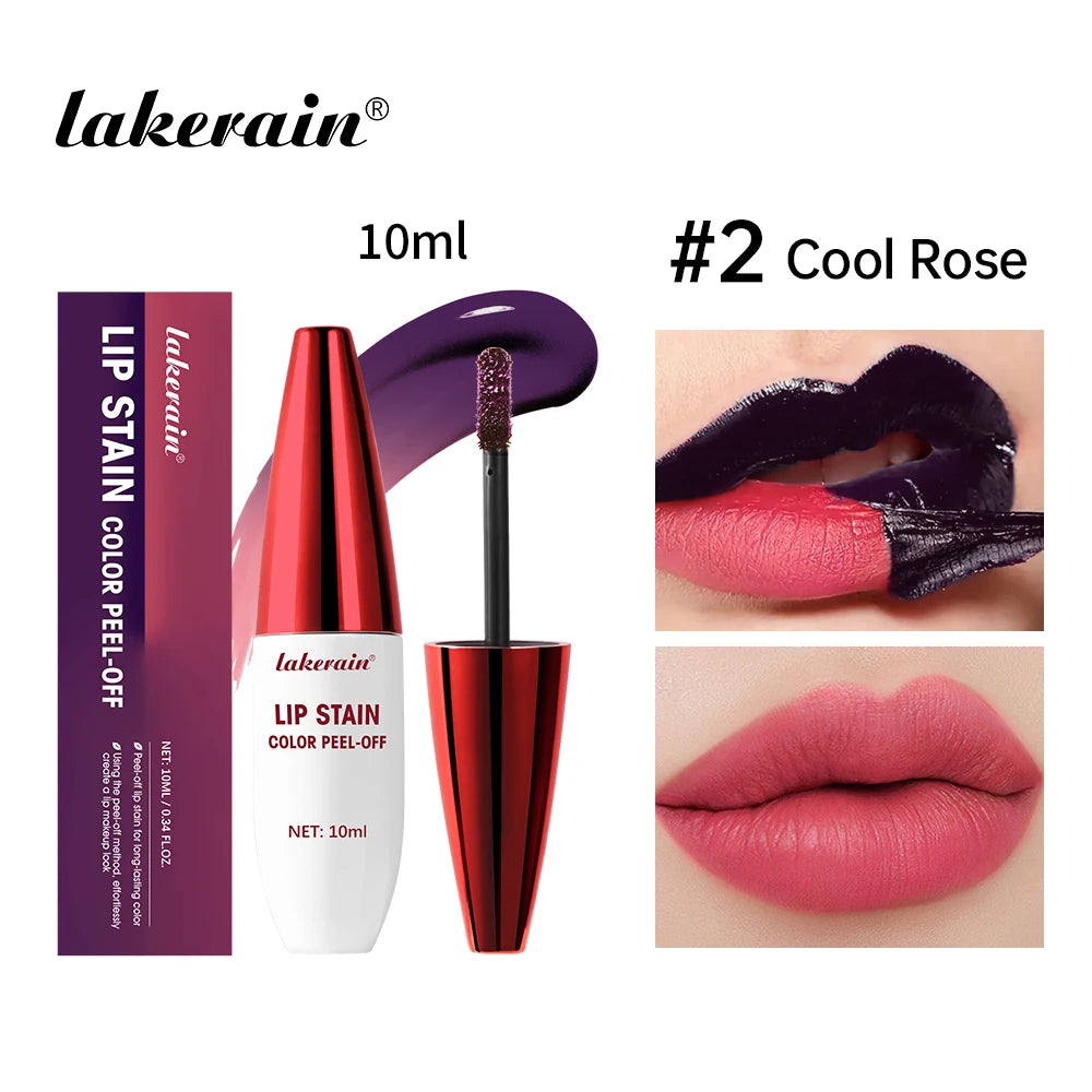 Waterproof Peel-Off Matte Lip Stain Tint - 25