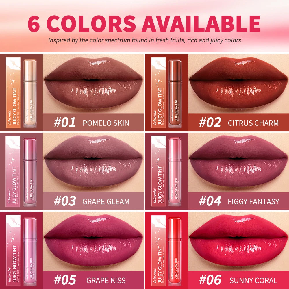 Mirror Shine Hydrating Lip Tint for Long-Lasting Plump Glow
