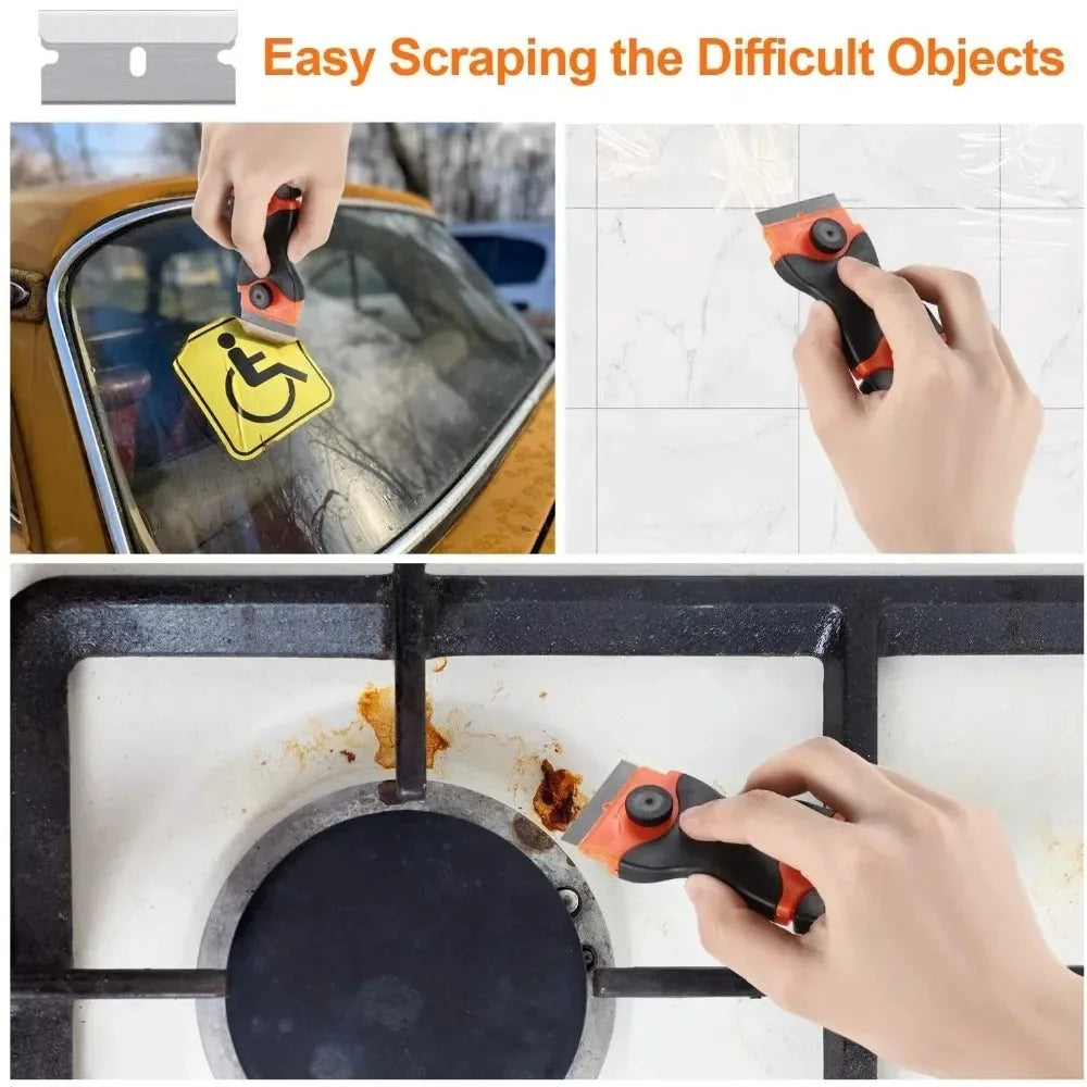 Multifunctional Razor Blade Scraper for Glue and Decal Removal - 5