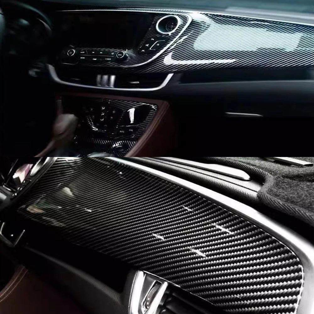 Glossy Carbon Fiber Vinyl Wrap for Car Exterior and Interior - 15