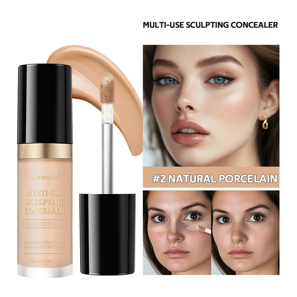 5-Color Waterproof Sculpting Concealer for Face and Contouring - 2