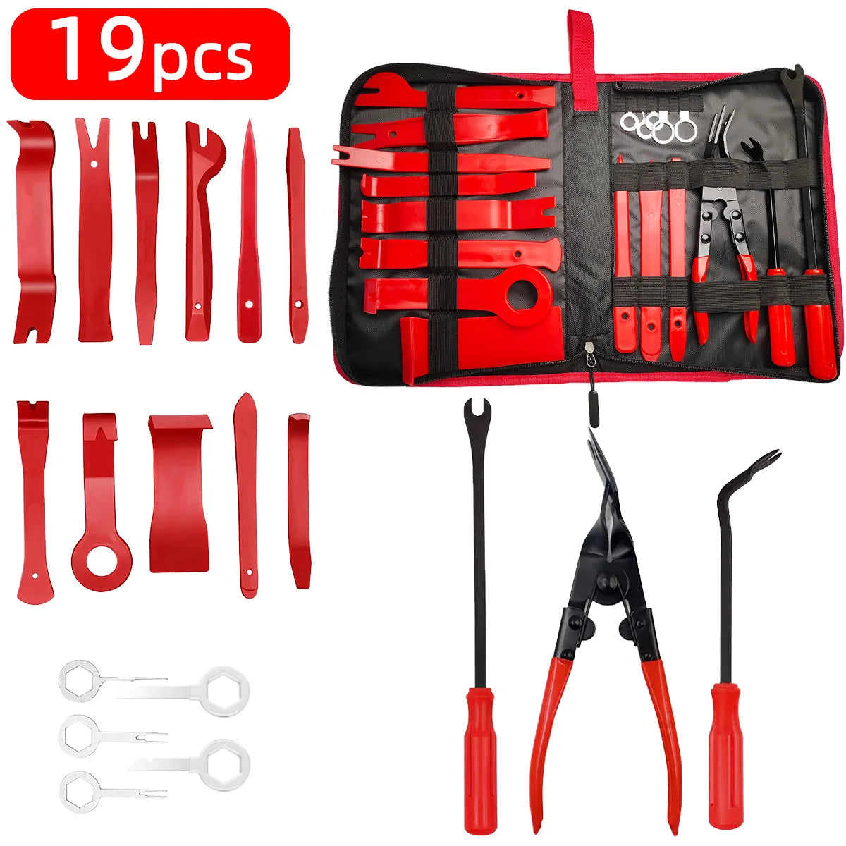 Automotive Interior Trim and Panel Removal Tool Set
