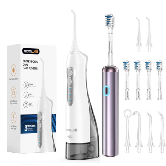Portable Oral Irrigator and Electric Toothbrush Dental Care Set