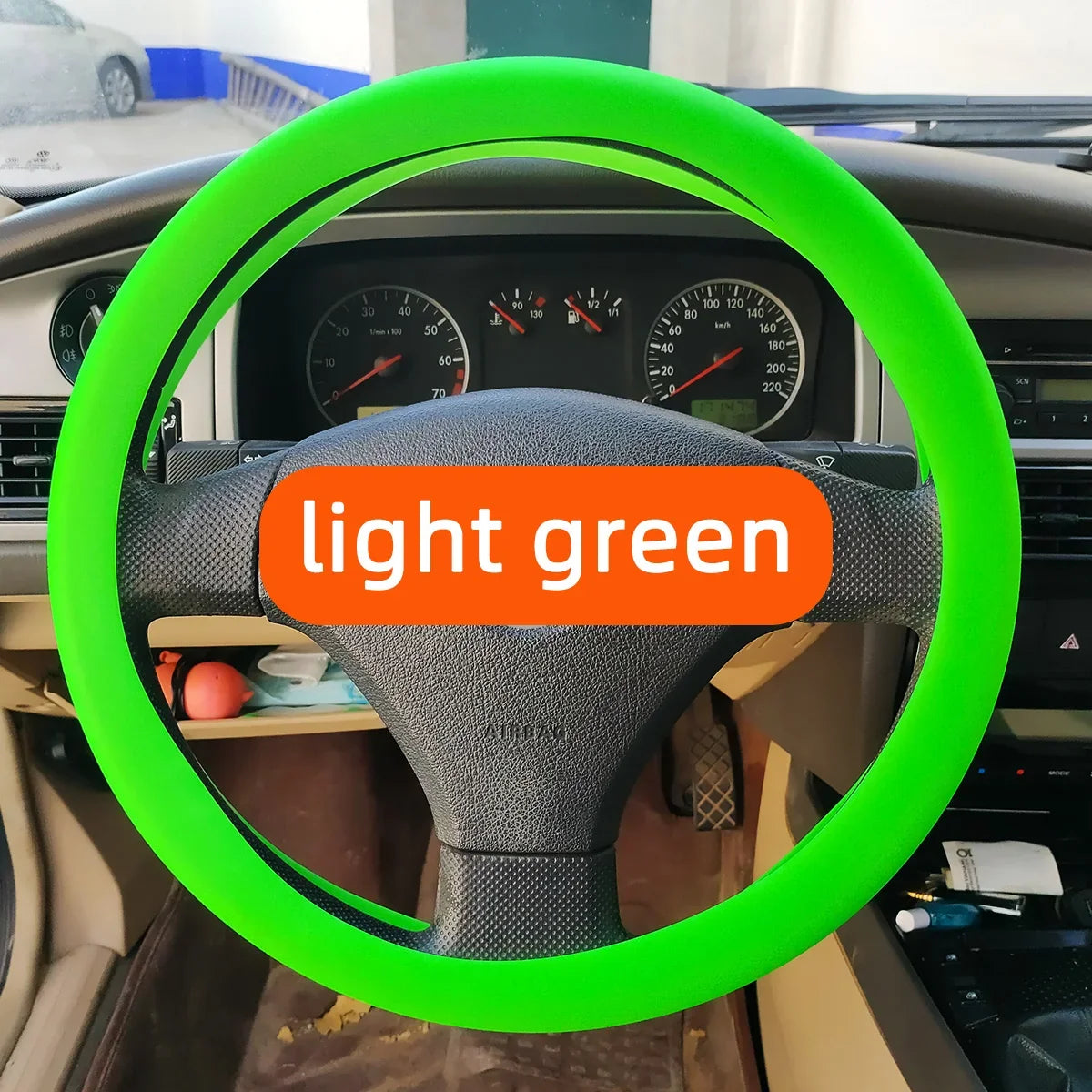 Non-Slip Elastic Silicone Steering Wheel Cover