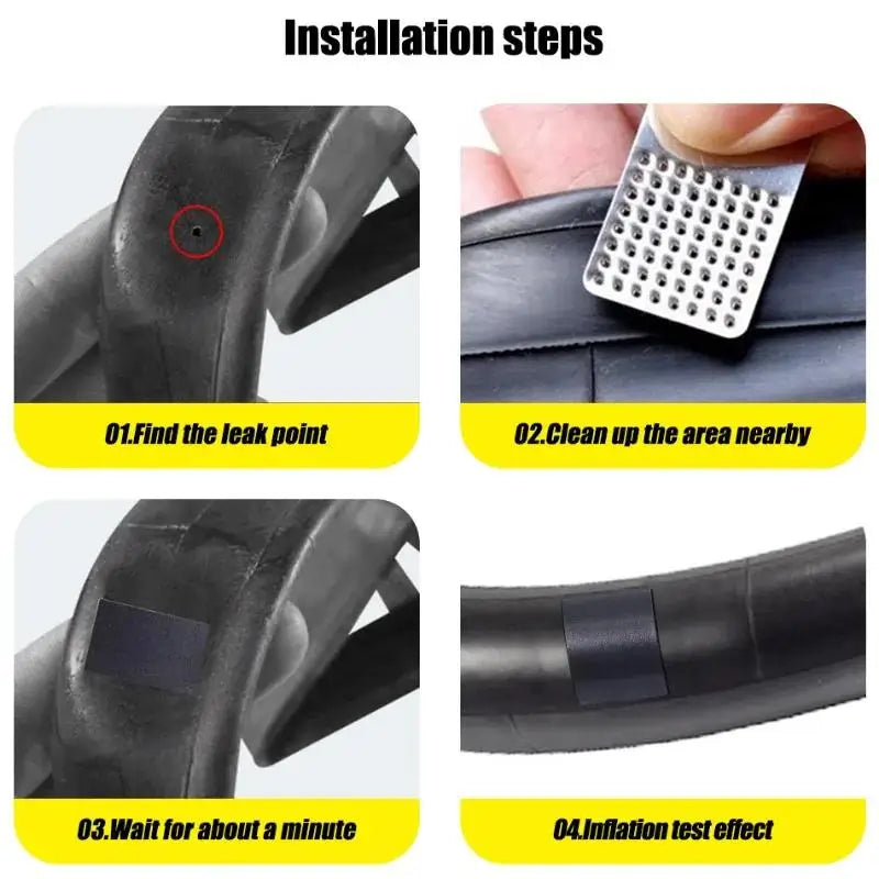 Bicycle Tire Puncture Repair Patches for Inner Tubes