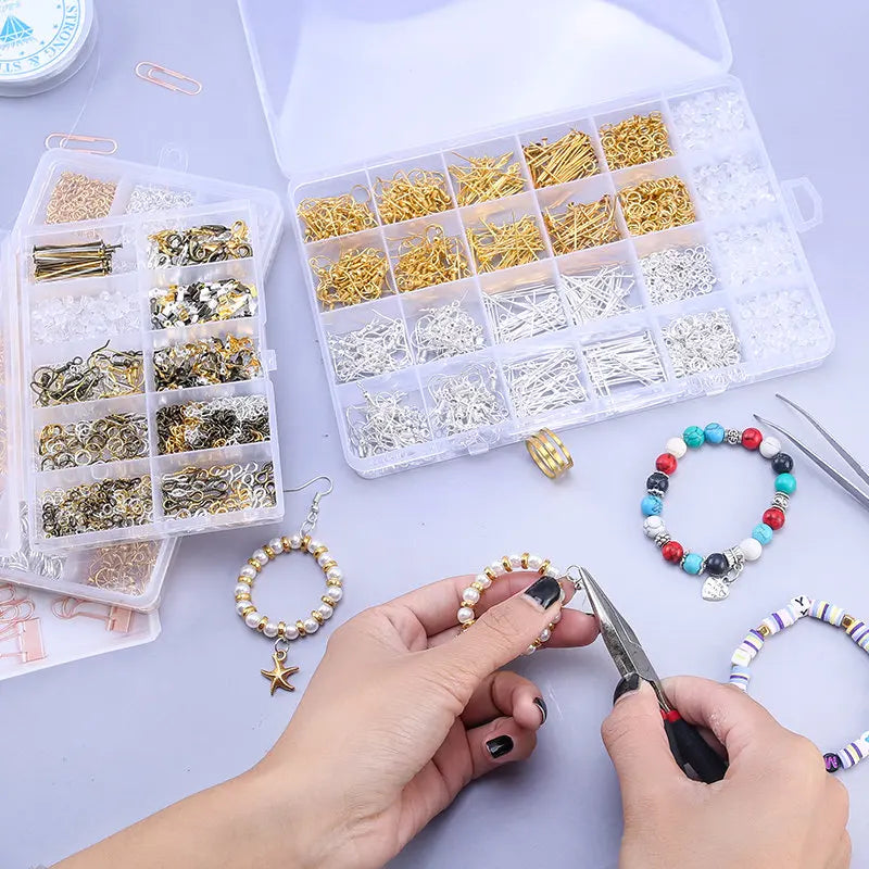 Jewelry Making and Repair Tool Kit with Findings
