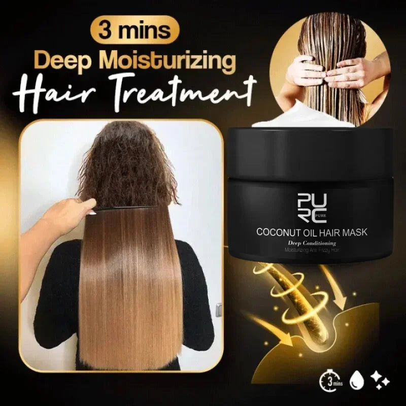 Deep Repair Keratin and Collagen Hair Mask for Smooth Shiny Hair