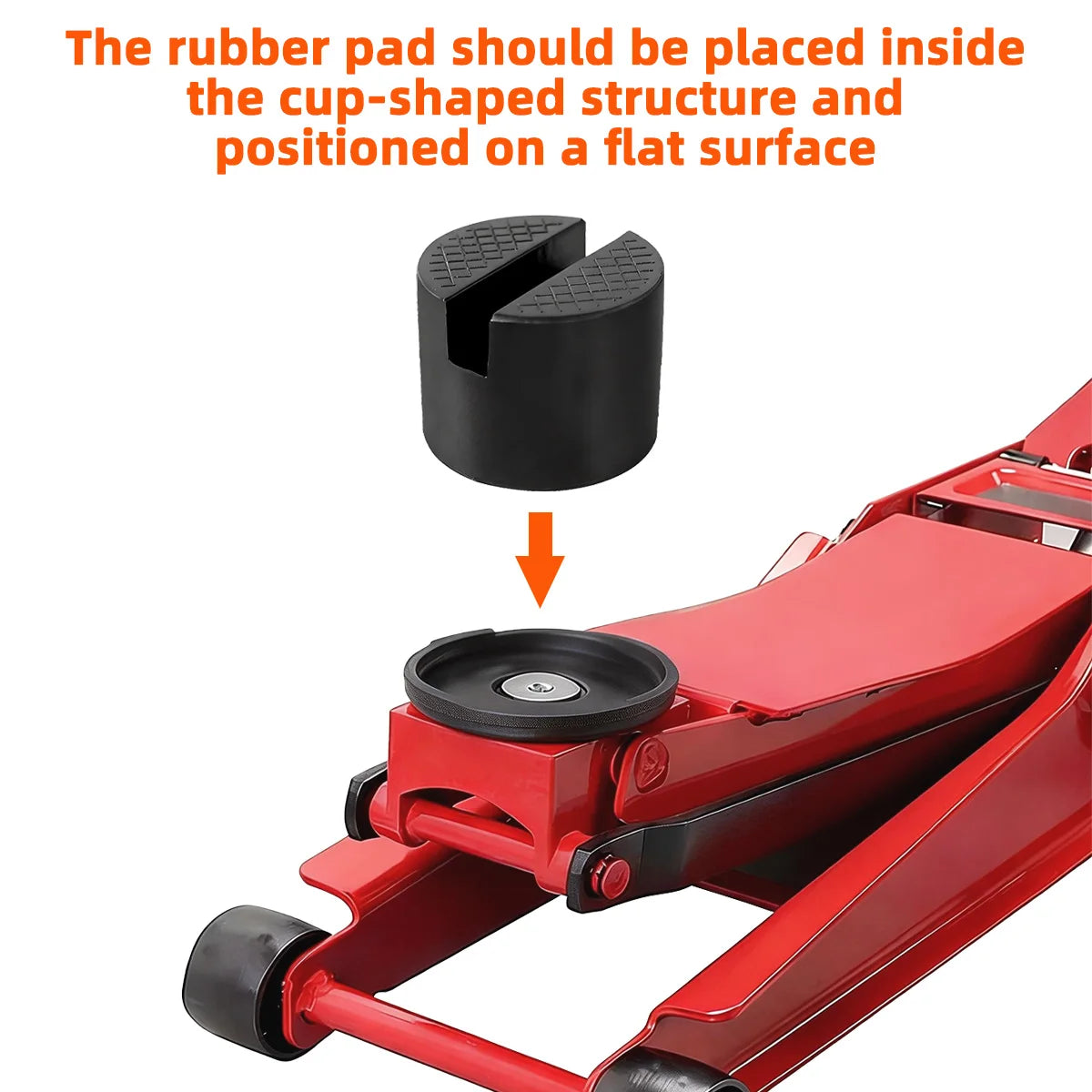 Universal Jack Rubber Pad for Car Chassis Protection