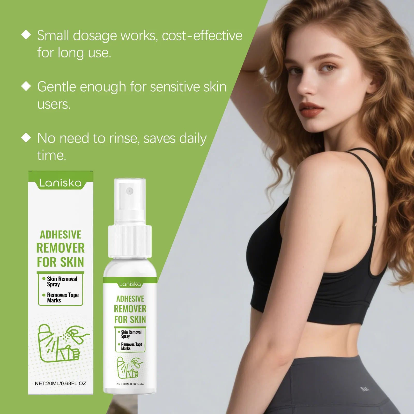 Gentle Adhesive Remover Spray for Skin and Tape Residue - 15