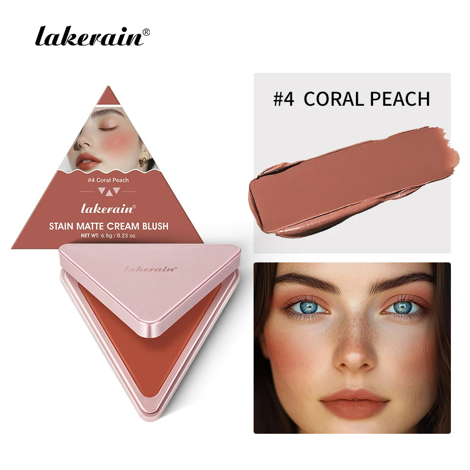 2-in-1 Cream and Powder Blush Palette for Radiant Cheek Makeup